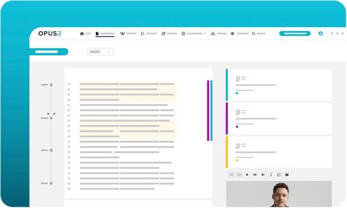Opus 2 UI screen curve template-turq-3-curve